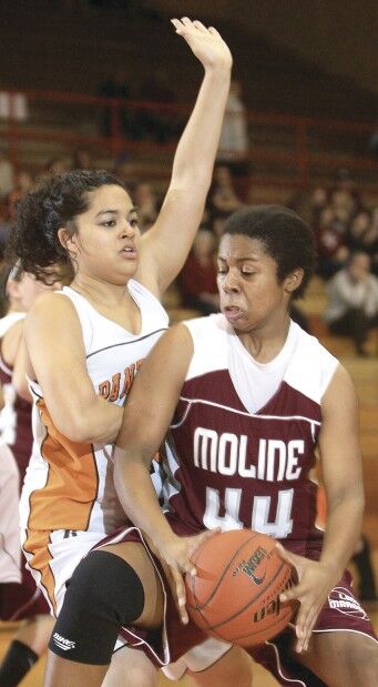 Moline - UT girls basketball 2/17